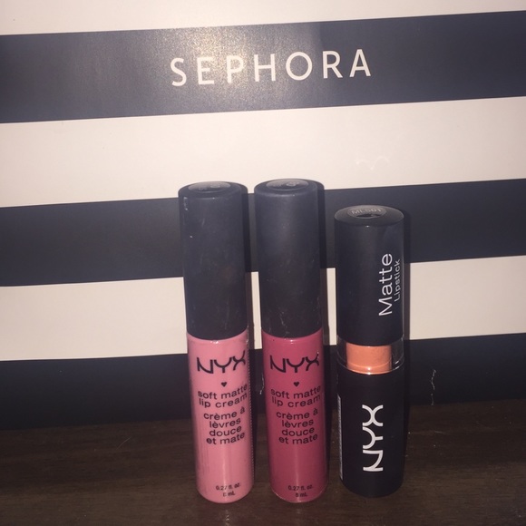 NYX matte lip set