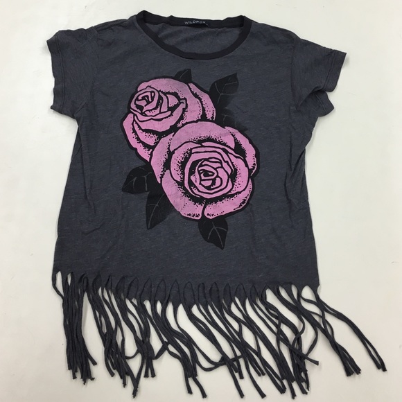 Wildfox frayed tee perfect for concerts and fun!