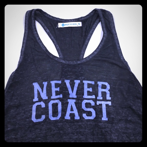 Flywheel Never Coast sports hi-low tank