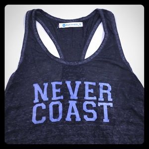 Flywheel Never Coast sports hi-low tank