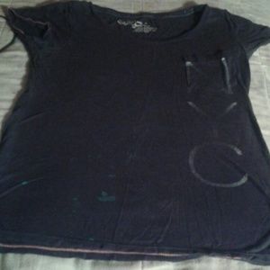 Black American Eagle Tee