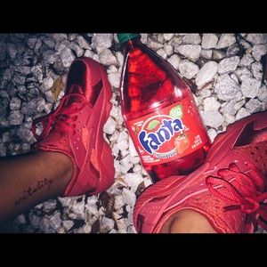 Nike Red Huaraches