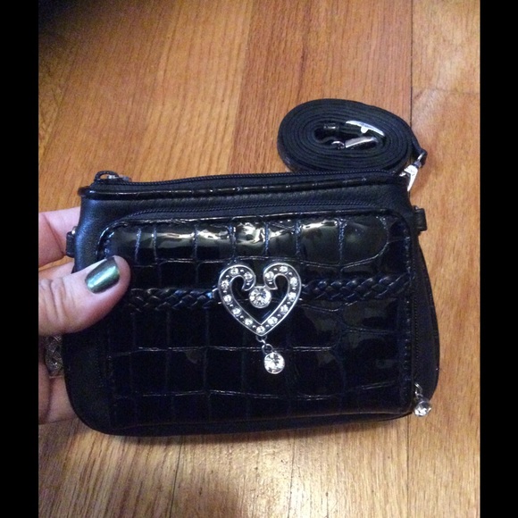 Brighton Leather Wallet with Cross Body Strap