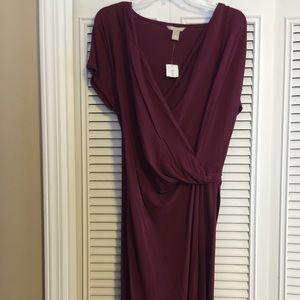 Banana Republic faux wrap rayon dress-brand new!!!