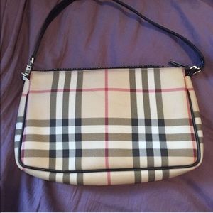 Burberry pouch with strap