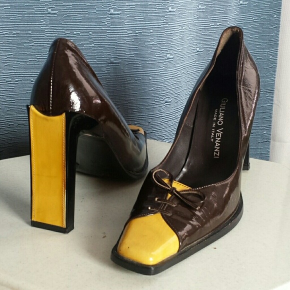 Giuuliano Venanzi patent leather heels