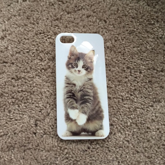 Cat standing up phone case