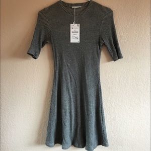 Zara ribbed dress