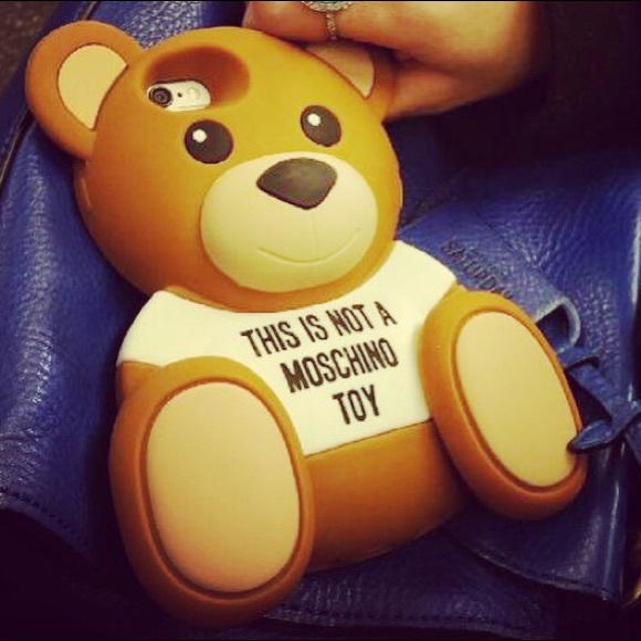 Moschino teddy bear iPhone 6/6s -With packaging