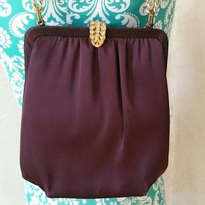 Vintage Bags - Vintage Satin Evening Bag Vintage Bags - Vintage Satin Evening Bag