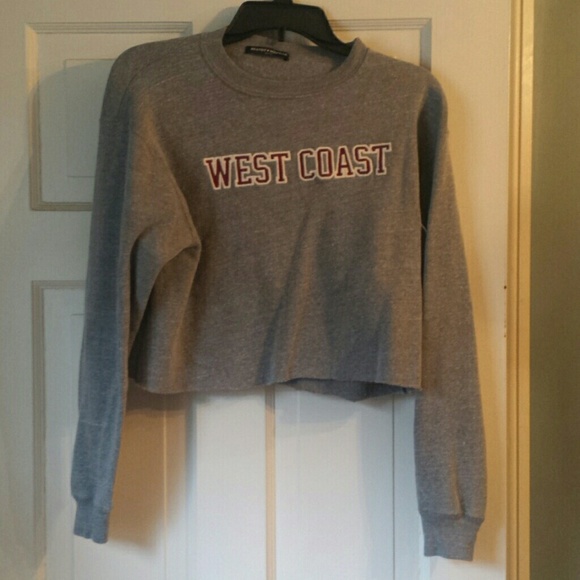 Brandy Melville West Coast cropped sweatshirt