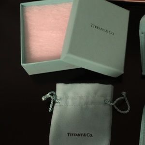 Tiffany & Co Box & Draw String pouch