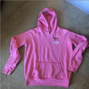 Victoria's Secret pink sweatshirt/hoodie