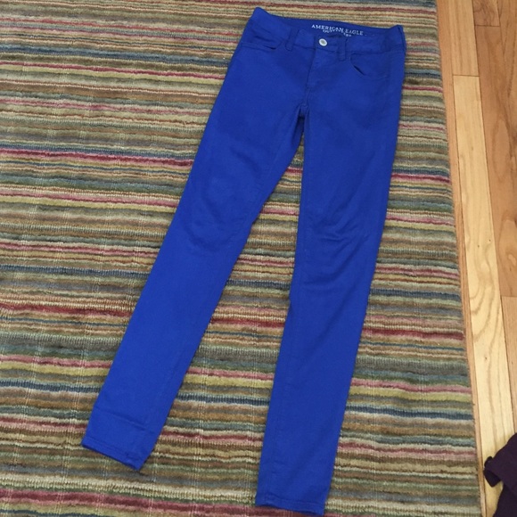 american eagle blue pants