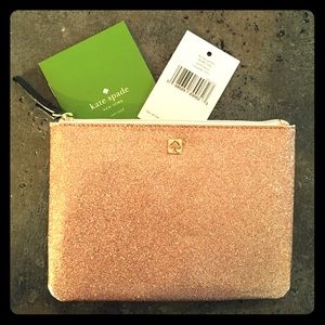 Kate Mavis Street Glitter Pouch