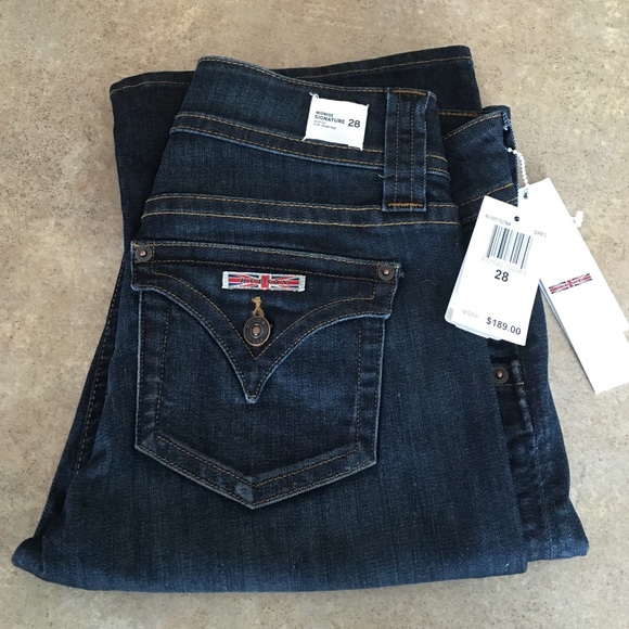 Hudson Midrise Signature bootcut jeans 28