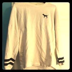 White Victoria's Secret Crew Shirt