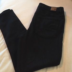Black high rise American Eagle jegging