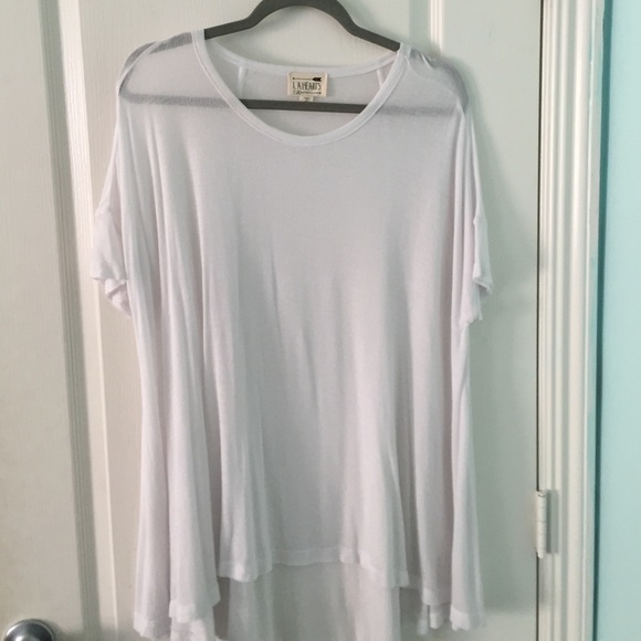Pacsun oversized flowy white shirt!