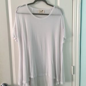 Pacsun oversized flowy white shirt!