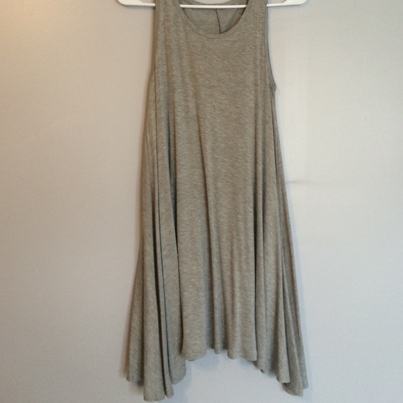 Grey shift dress