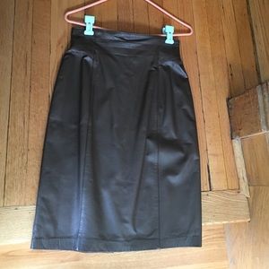 Leather skirt