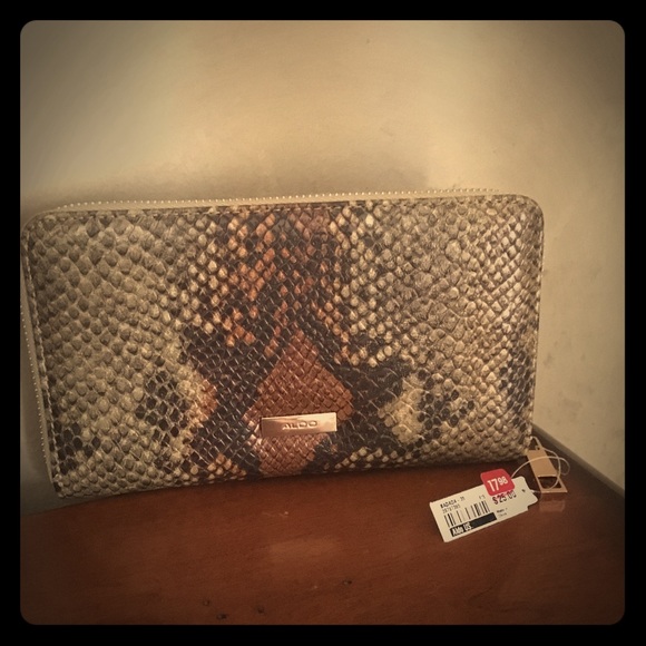 Aldo snakeskin wallet