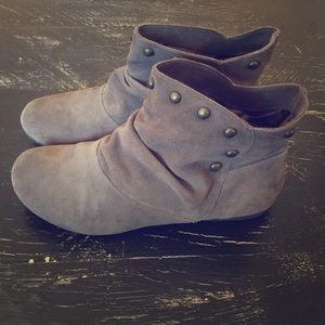 Grey studded Booties