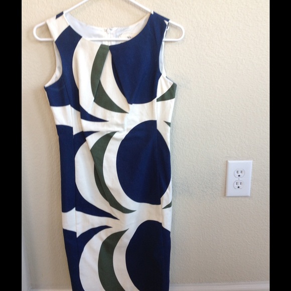 Anthropologie geometric shift dress