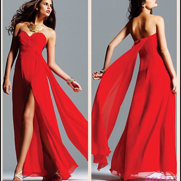 Red prom dress