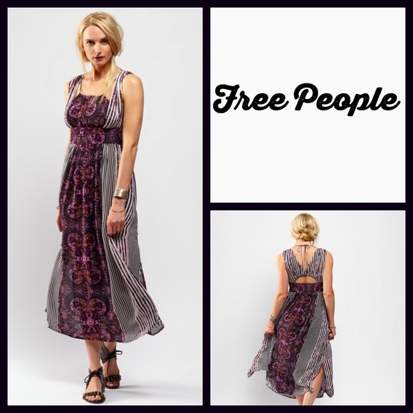 Free People Dresses & Skirts - ❗️1-HOUR SALE❗️Free People MAXI Chiffon Midi Dress