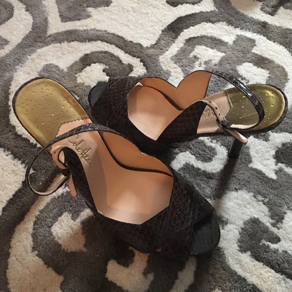 Cole Haan Blake skin sling-back heel