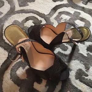 Cole Haan Blake skin sling-back heel