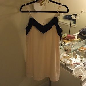 LuLu black and cream shift dress LuLu black and cream shift dress