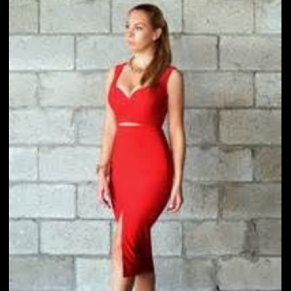 Two Piece Crop Top and Skirt Set