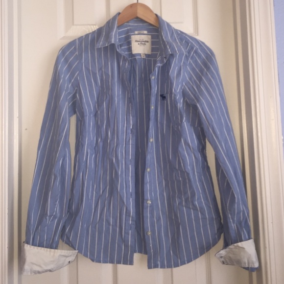 Pinstripe Abercrombie button down