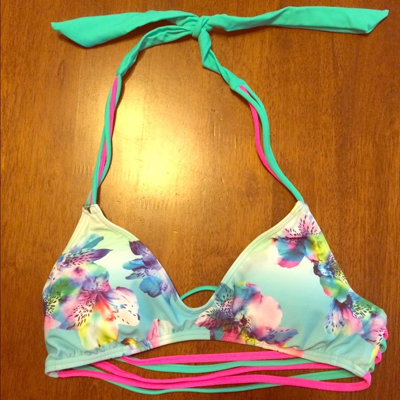 Aeropostale brand swim halter top