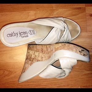 Cathy Jean Wedged Sandals