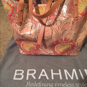 Brahmin tote leather