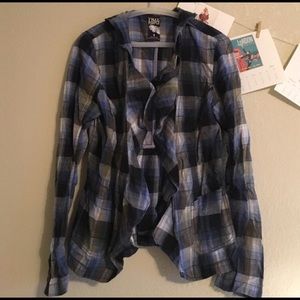 Free People plaid shirt