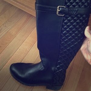 Black Zara leather boots