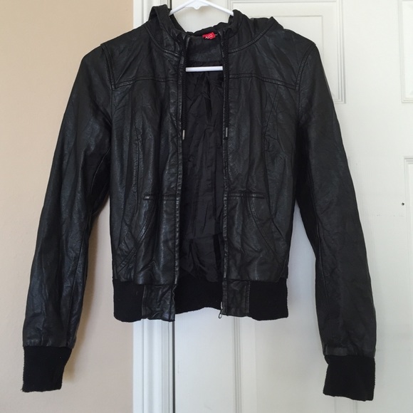 H&M Faux Leather Zip-Up