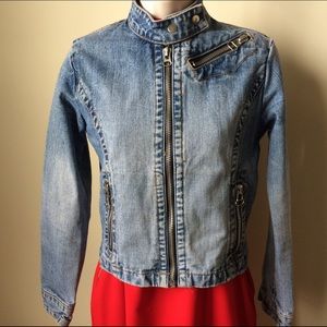 Ado Style 100% denim jean style jacket size S