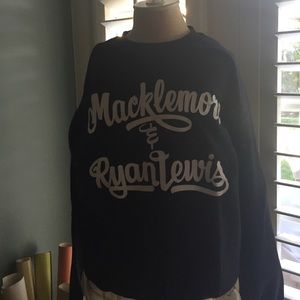 Macklemore and Ryan Lewis hoodless sweatshirt