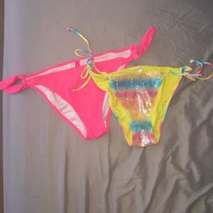 2 Victoria's Secret swim bottoms