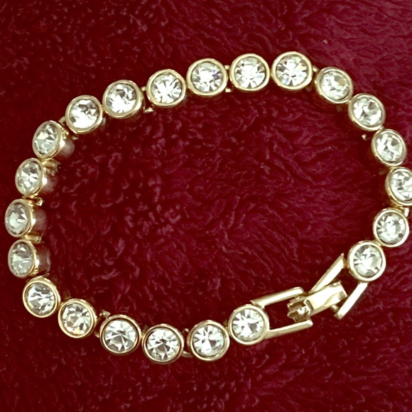 Gorgeous Gold and CZ bracelet