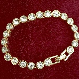 Gorgeous Gold and CZ bracelet
