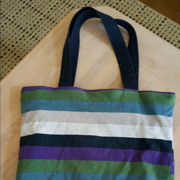 American Eagle Striped Tote Bag - Picture 2 of 3