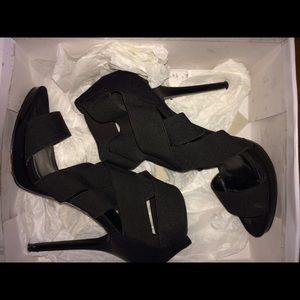 Black High Heel Sandal