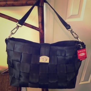 Authentic Harvey's Seatbelt Bag Black